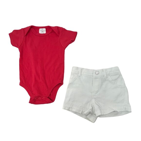 Baby Girl's Outfits, 1 Skirt, 2 Shorts, 1 Leggings, 4 Body Suits - Size 6-9 Mo - Picture 4 of 13